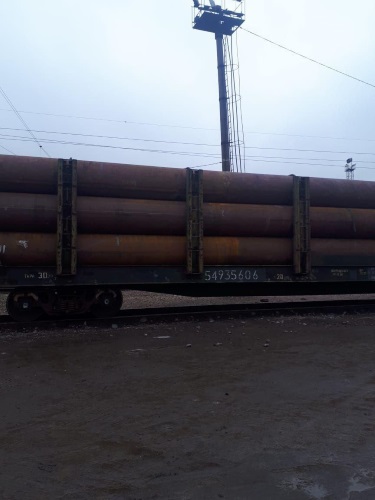 ЖД доставка труб большого диаметра